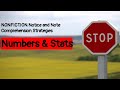 Understanding Numbers in Non-Fiction Texts