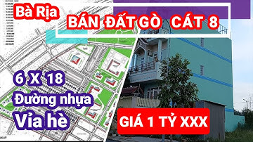 Mặt tiền đường nhựa, gò cát 8 bà rịa 6x18 có 80 thổ cư giá 1tỷxxx. đối diện tỉnh đội - 0907.940.117
