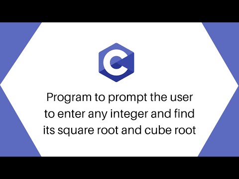 C program to read a number and find its square root and cube root | Alpha Tech Planet