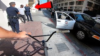 POLICE PULLED ME OVER ON BMX FOR THIS..