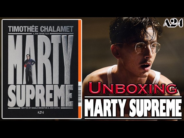 Marty Supreme 2025 A24 4K Digi Pack (Review and Unboxing