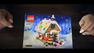 [ASMR] LEGO Build | Gingerbread House & Soft Rambling screenshot 4