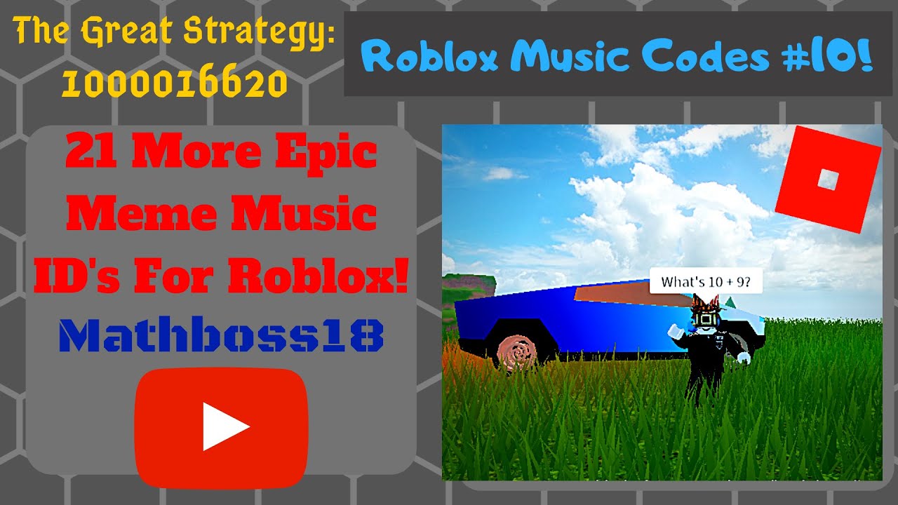 21 Epic Meme Roblox Music Id S Roblox Music Codes 10 Youtube
