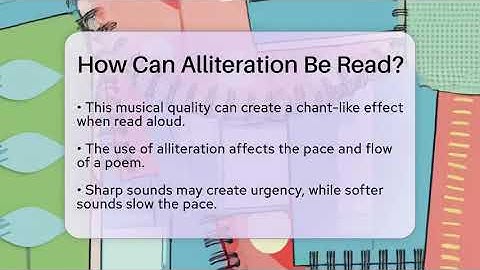 How Can Alliteration Be Read? - The Prose Path