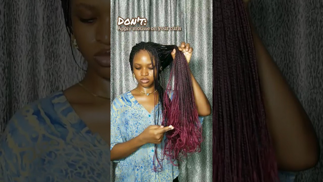 french curl braids dos and don'ts | french curl maintenance | how to maintain french curl braids