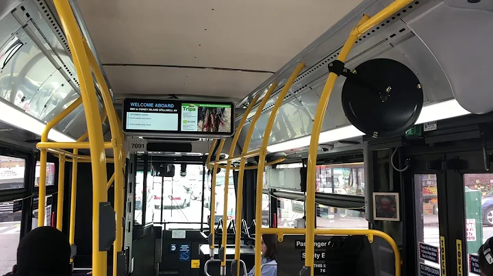 MTA: On Board/Takeoff 2018 New Flyer XD40 “Xcelsior” #7691 on the B82