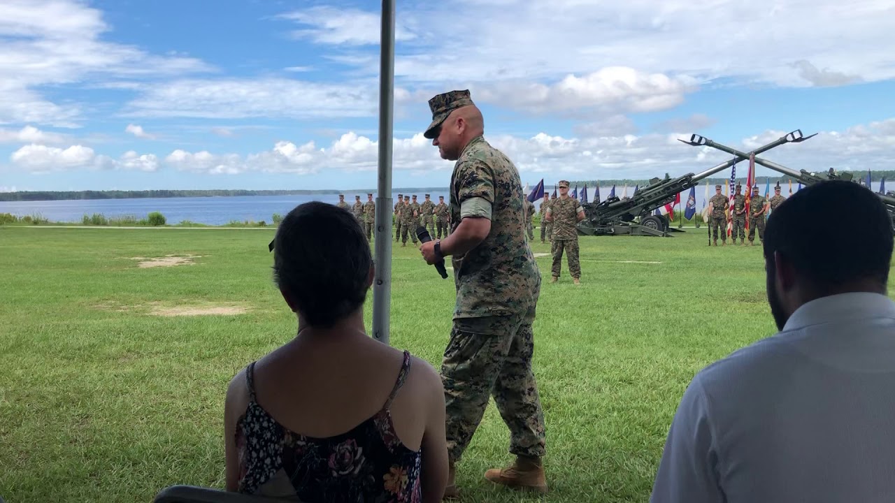 USMC retirement ceremony for MGySgt Webb