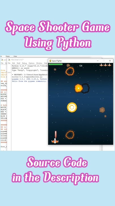 Space Shooter Game Using Python 🔥 | Create Your Own Galactic Adventure ...