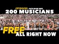 Free - All Right Now - 200 musicians - CityRocks rock flashmob (Satu Mare - Romania  2023)