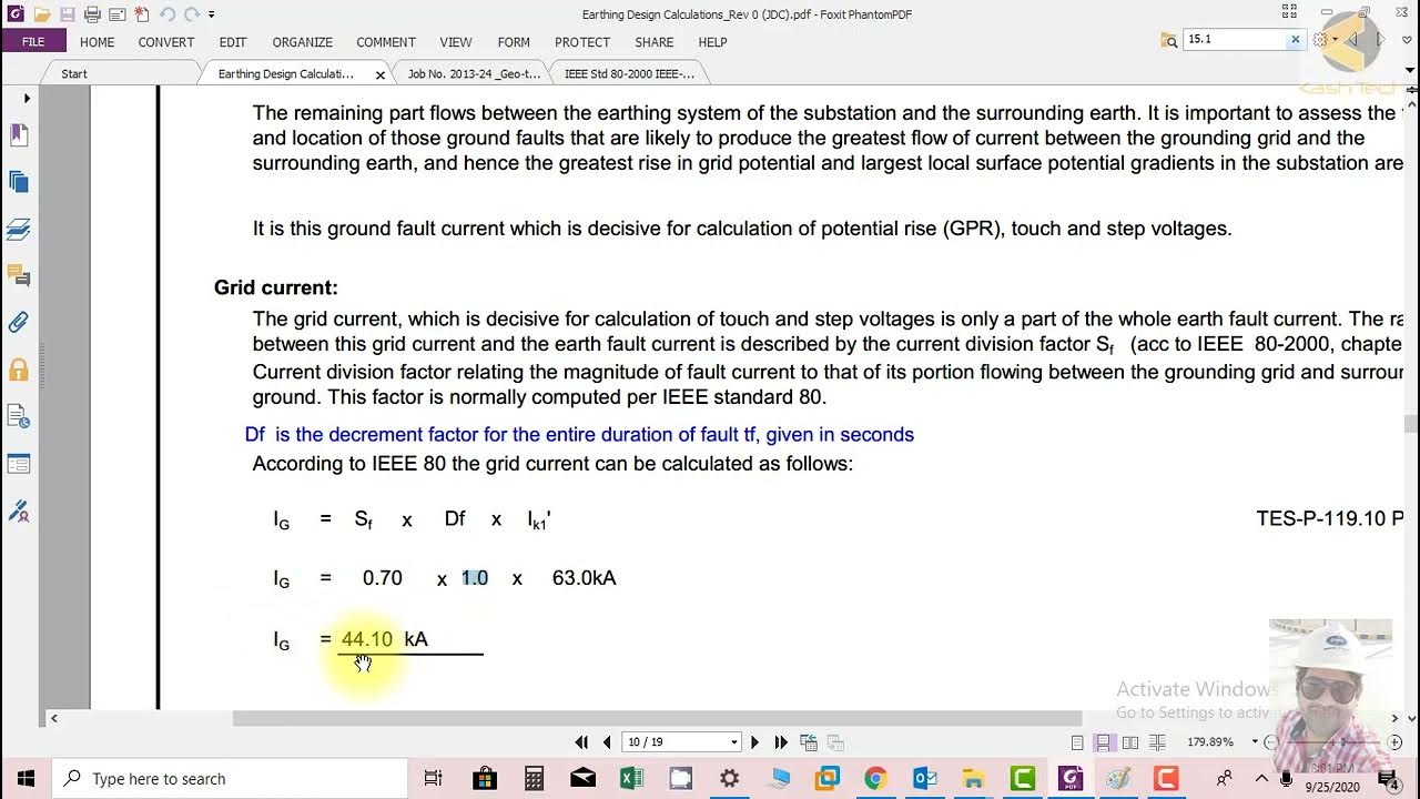 Unlocking Grid Safety Calculating Maximum Ground Current for