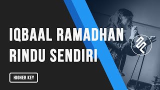 Iqbaal Ramadhan - Rindu Sendiri ost Dilan Female Higher Key Karaoke Piano / Chord Kunci / Lirik