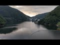 長井ダム 早朝の百秋湖とその周辺を散策 山形県長井市 4K撮影