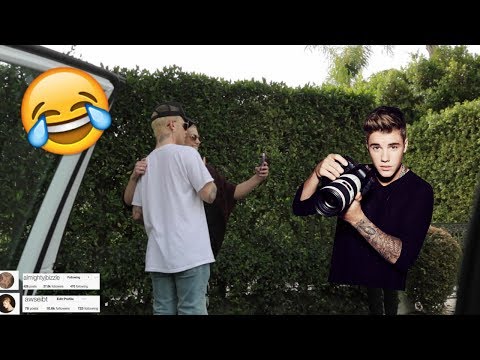 JUSTIN BIEBER AT JAKE PAUL TEAM 10 HOUSE!!! (CRAZY FANS) Prank HAILEY BALDWIN
