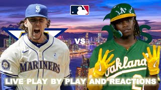 Seattle Mariners vs Athletics Live Play-By-Play & Reactions