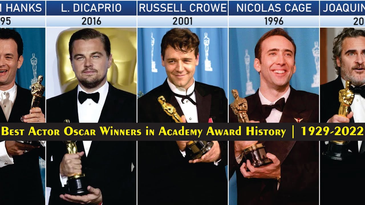 "The Golden Men: A Comprehensive List of Best Actor Oscar Winners in ...