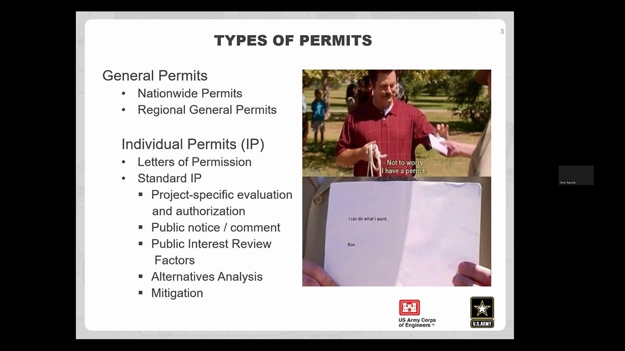 Collaborative Seminar (USACE): Jurisdictional Waters, Wetland Delineation, & Compensatory Mitigation