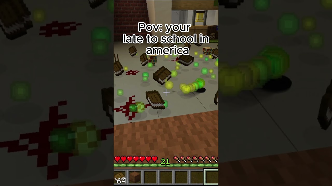 schools in america #fy #fyp #minecraft #shorts