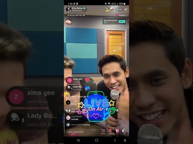 Khai Bahar - Wajah Kekasih + Cindai | Tiktok LIVE 13/10/2022 class=