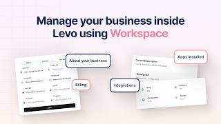 Manage Teams, Apps &amp; Integrations with Levo Workspace | Feature Walkthrough