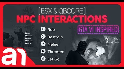 AN Interaction Menu 1.2 UPDATE | Showcase | GTA 6 Inspired Interaction Menu