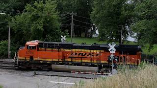 BNSF H NTWBRC pulls down to a crew change in La Crosse WI, 6/19/2026