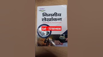 Corporate accounting //B.Com