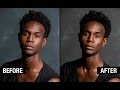 How to Retouch BLACK SKIN | Photoshop Tutorial