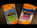 Bic Cristal vs Bic Round Stic Ballpoint Pen Comparison and Review