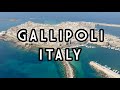 Gallipoli by drone 🐚 A Pearl on the Ionian Coast | Aerial stock footage