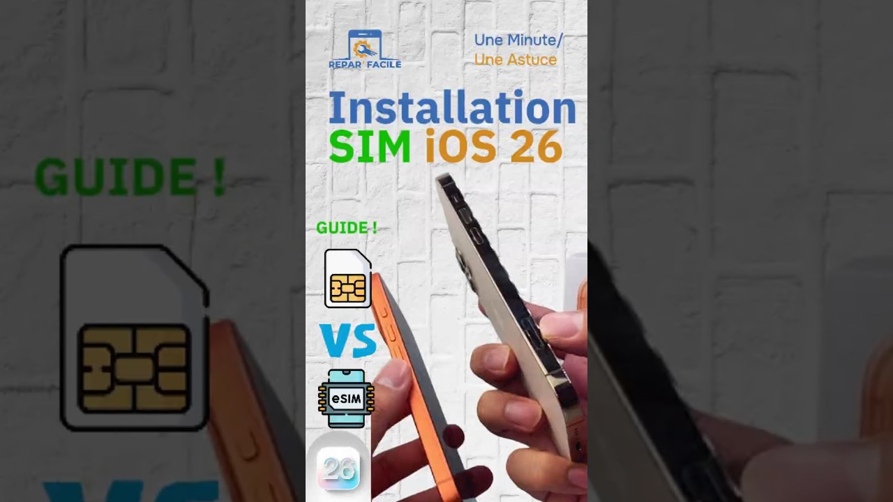 SIM physique ou eSIM : Guide iPhone 17 facile ✅