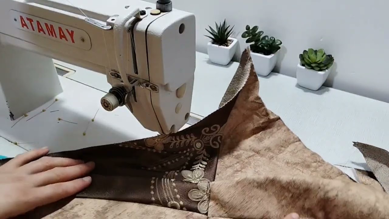 طريقة فصال وخياطة كوشات روعه✂️📏