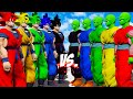 TEAM GOKU COLOR VS TEAM PICCOLO COLOR - DRAGON BALL BATTLE - EPIC SUPERHEROES WAR