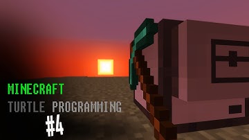 Minecraft Turtle Programming: Episode 4 | User Input