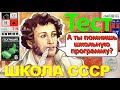 ТЕСТ 197 Что помнишь из школы Школьная программа СССР - Физика, Химия, Литература, Александр Пушкин