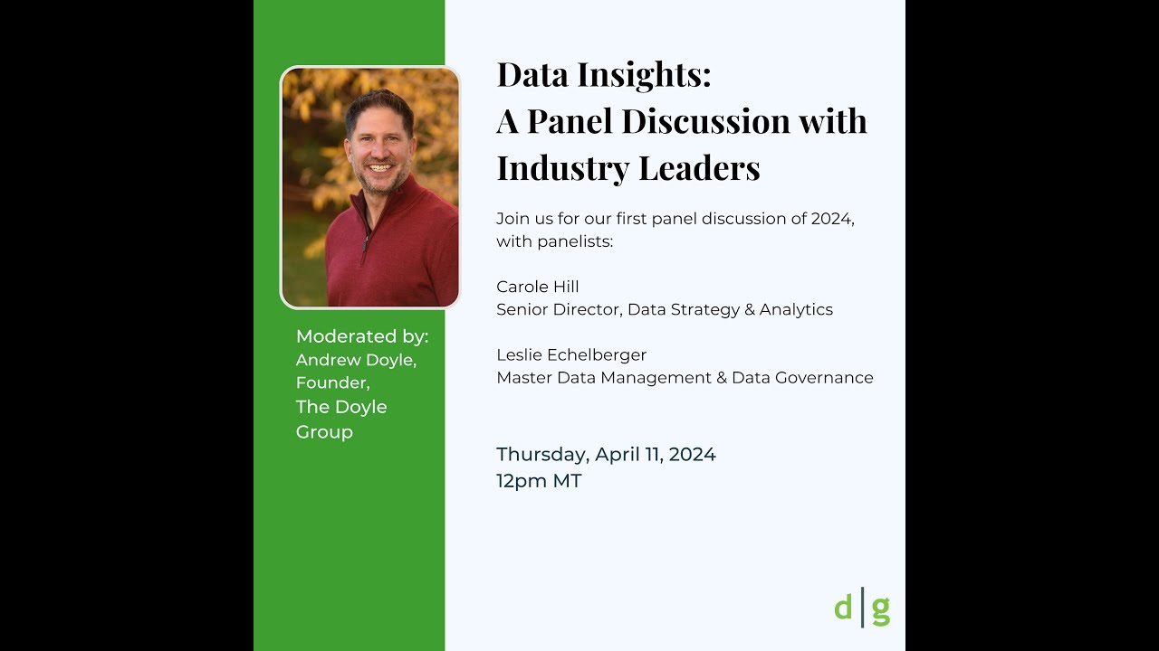 Data Insights: A Panel Discussion with Industry Leaders - YouTube
