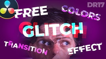 CRAZY Free Glitch EFFECT & Transition / Davinci Resolve Tutorial / Fusion / Resolve 17