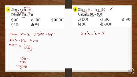 Operadores Matemáticos - Primaria 1/ Razonamiento matemático