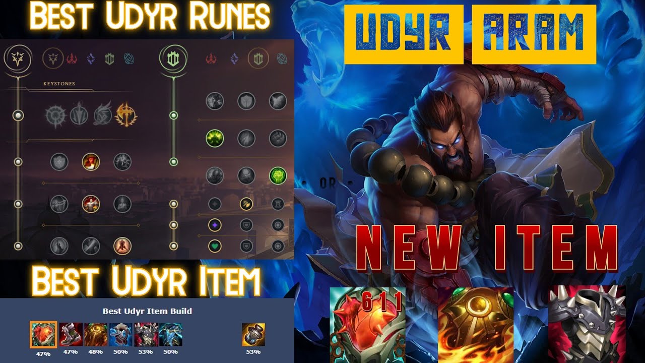 Udyr ARAM Build, Runes, Items, and Skill Guide
