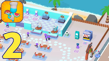 Idle Beach Inc: Cooking Tycoon Gameplay Walkthrough (android) • Part 2