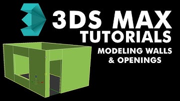 3ds Max 2017 Tutorial - Modelling Walls and Openings