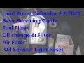 Land Rover Defender 2.2 TDCI Basic Service Guide