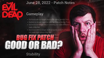 Bug FIX Patch - NEW UPDATE - (28/6/22) | Evil Dead The Game
