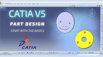 Washer & Clapet - CATIA English Tutorial For Beginners Part Design