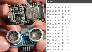 How to Use ESP32 with HCSR04 Ultrasonic Sonar sensor and Arduino IDE screenshot 5