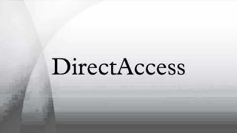 DirectAccess
