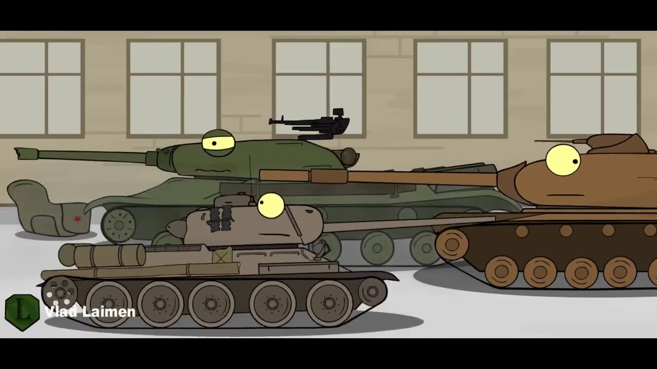 Как нарисовать танки из мультика про танки геранд