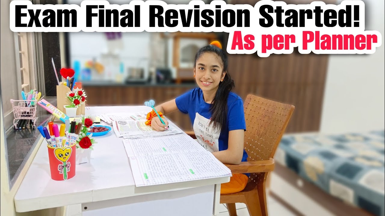 Exams Final Revision Started As Per Planner 📆 | Riya's Amazing World