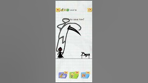 Draw 2 save level 16 #shorts #draw2save #gameplay #death #horror