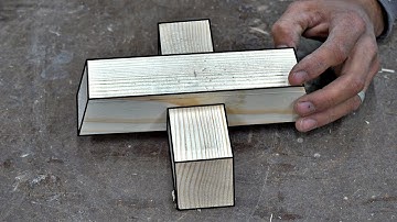 DIY Wooden Adjustable Height Stool