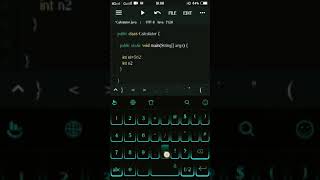 Simple calculator program in Java #switchcaseinjava